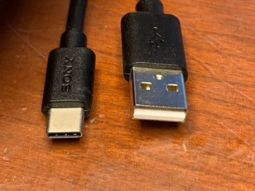 Câble de charge USB-C robuste authentique Sony 21 pouces pour iPhone15 WH-1000XM5 et autres - Photo 1/2