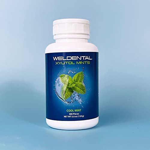 Xylitol Mints Breath & Mouth Freshener 300 Tablets Cool PepperMint