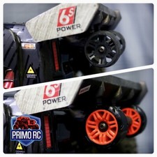 Set Of Wheelie Bar Tires And Wheels Fits Arrma Outcast Notorious Kraton 6s Arma