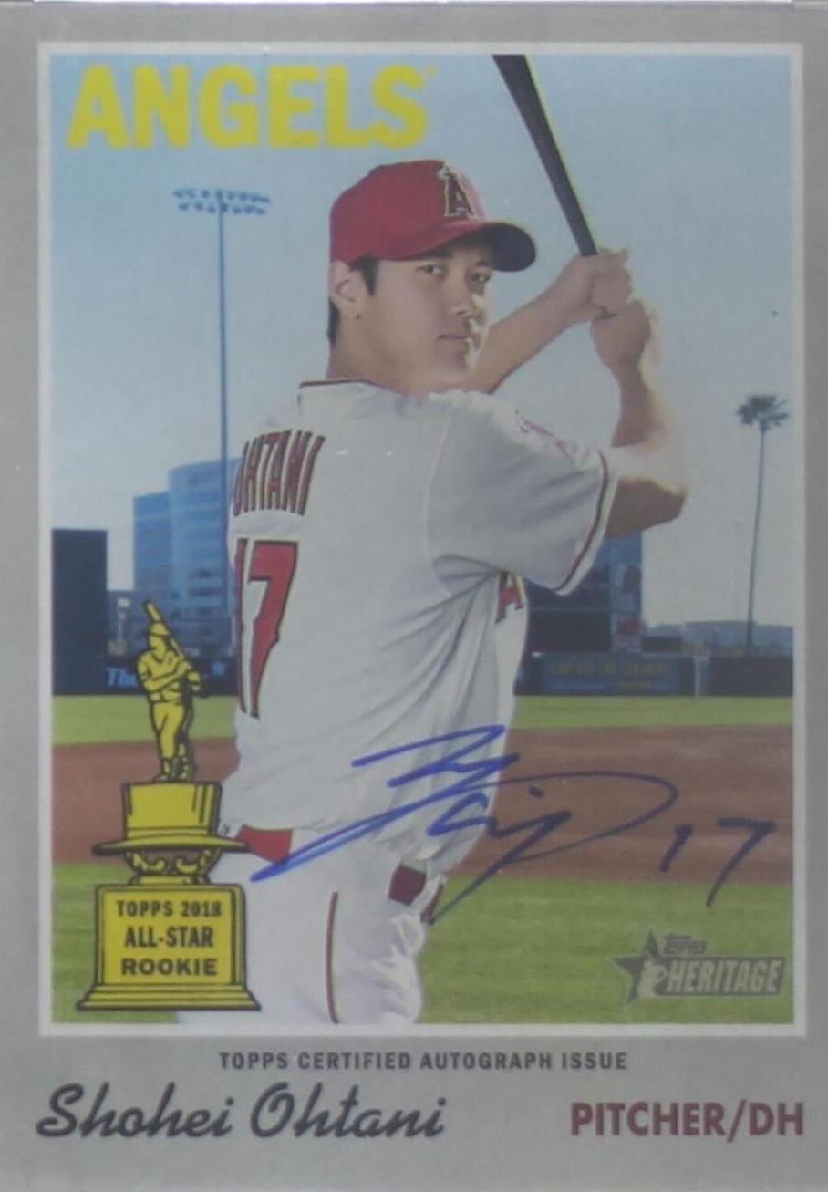 2019 Topps Heritage - Real One Autographs Shohei Ohtani #ROA-SO (AU ...
