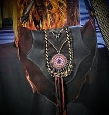 Upscale Purse Re-deco-juvenated- Franken-Bag Womens Leather Hobobag Made In USA