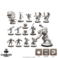 Folklore the Affliction Board Game Grey (Miniatures pack) by Greenbrier Games
