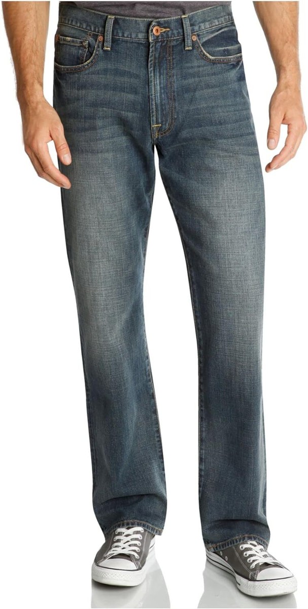 Lucky Brand Men's 181 Relaxed Straight Jean 36W x 32L, Ol