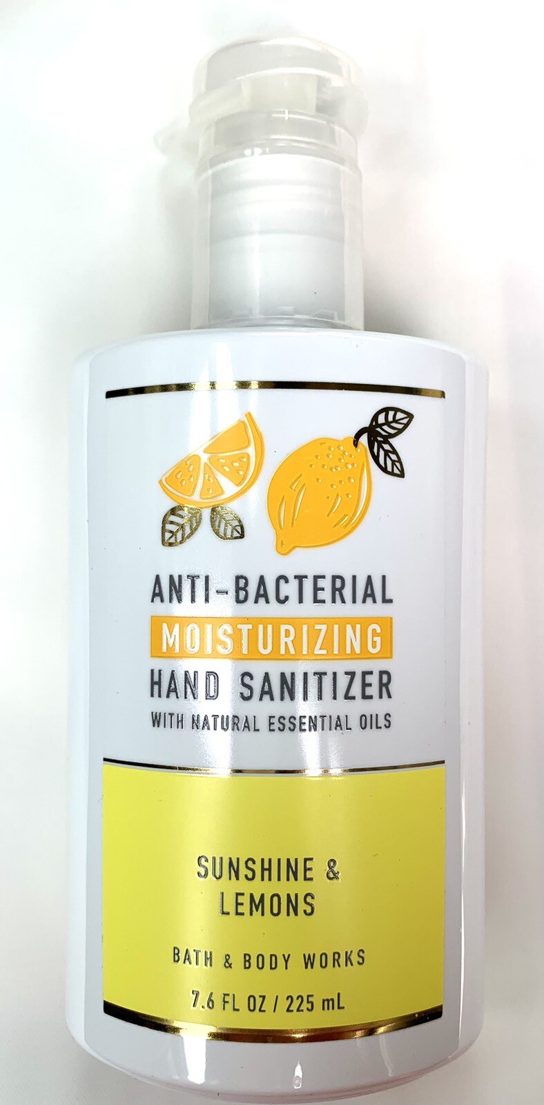 Bath Body Works Anti Bacterial Gel Hand Sanitizer Pump 7.6oz Sunshine