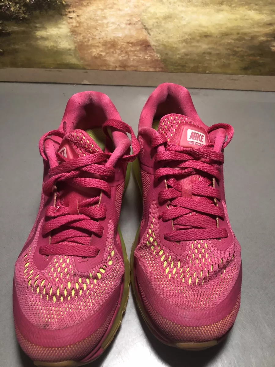 Conveniente temperatura Rodeo Nike Air Max Women&#039;s Pink Yellow Running US Shoes Tennis 621078-687  2014 Sz 6 | eBay