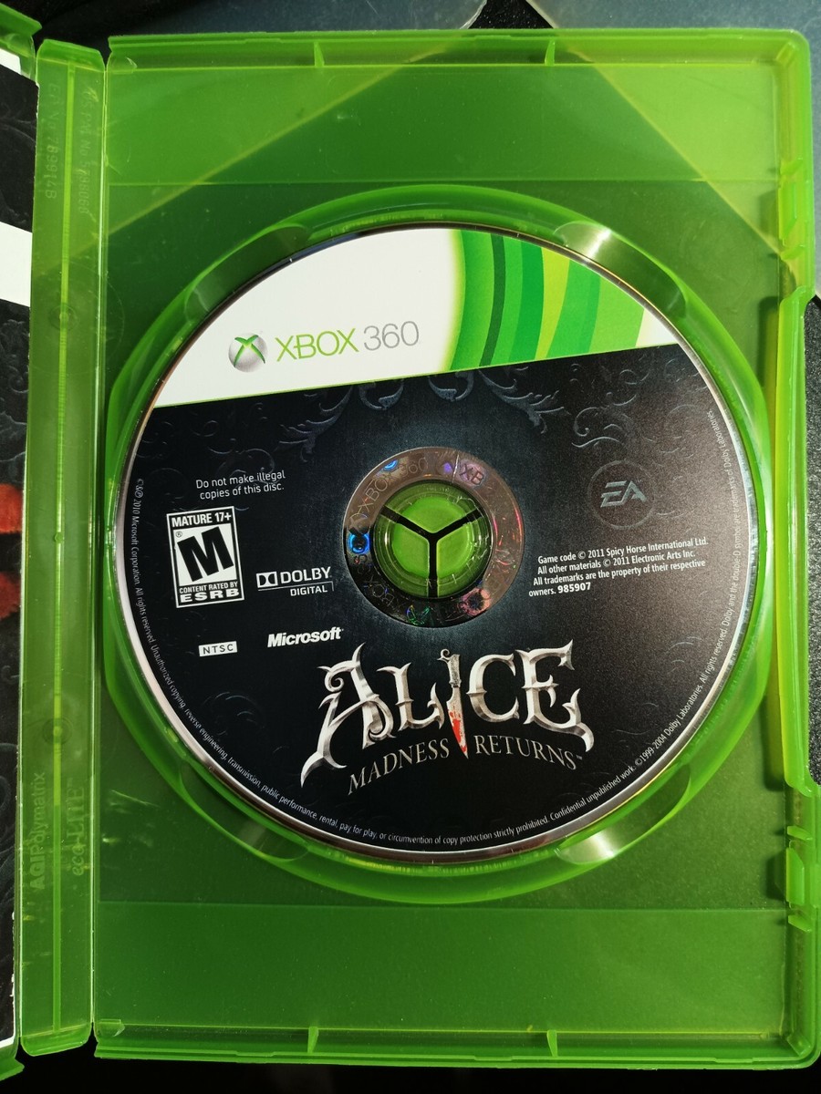 Alice: Madness Returns (Microsoft Xbox 360, 2011) for sale online