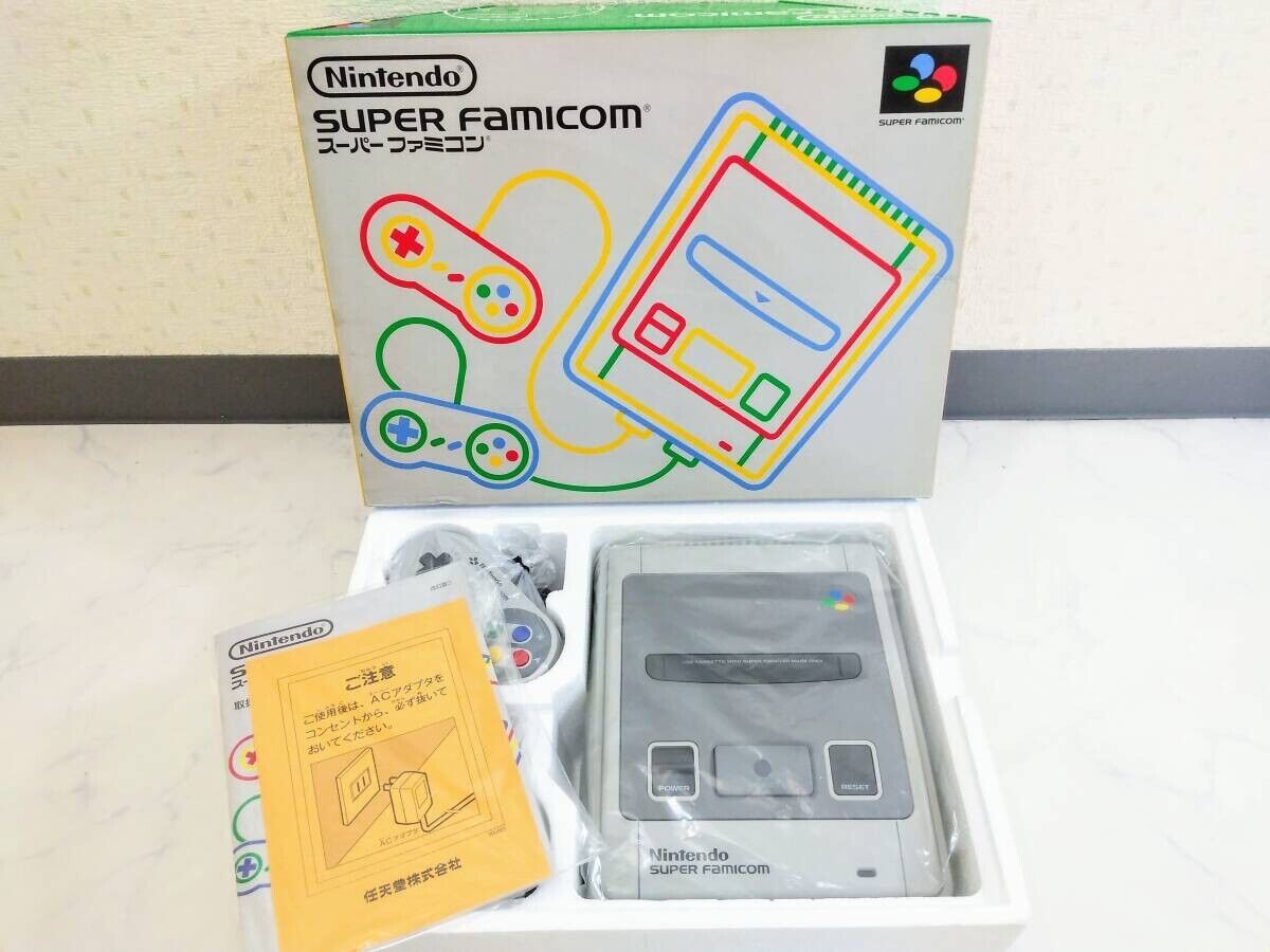Unused Rare Nintendo SHVC-001 Nintendo SFC Super Famicom Unused Rare Nintendo SHVC-001 Nintendo SFC Super Famicom