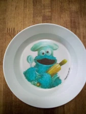 Muppets Cookie Monster 5" Bowl. Vintage 1977. National Home Products 