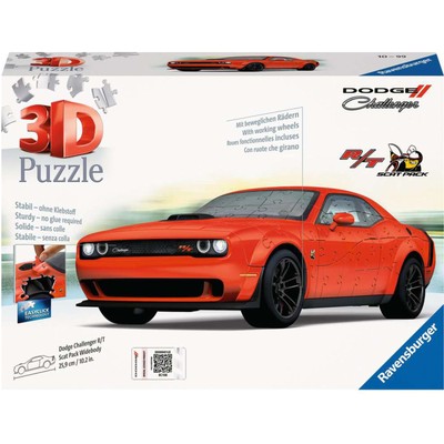 Ravensburger Puzzle 3D Puzzle Dodge Challenger R/T Scat Pack Widebody
