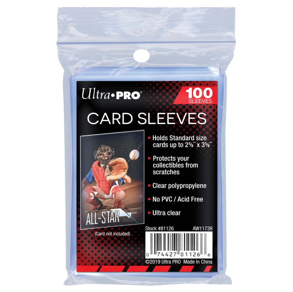 Ultra PRO Standard Penny Card Sleeves (Pack of 100) - Pokemon / MTG / MetaZoo