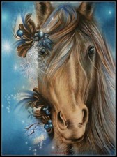 Pretty Horse 3 - Chart Counted Cross Stitch Patterns Needlework DIY DMC Color