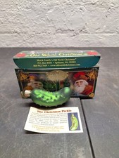 Old World Christmas PICKLE Ornament w/ OWC Box