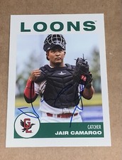 Jair Camargo SIGNED 2019 Great Lakes Loons Team Card Auto RC Minnesota Twins