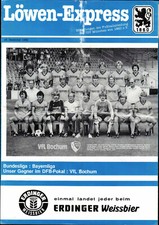 Copa Dfb 82/83 Tsv 1860 Munich - Vfl Bochum, 18.12.1982