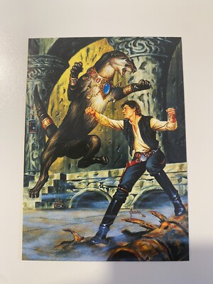 1996 Topps Star Wars Galaxy Magazine Cover Gallery Promo Card C3 Han Solo