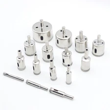 15-Piece Hole Saw Kit,Durable Carbon Steel Power Drill Hole Cutter For Wood,PVC