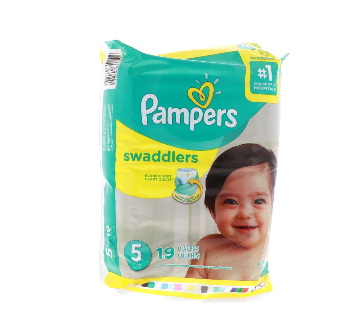 Pampers Swaddlers Size Disposable Baby Diapers, 19 pcs