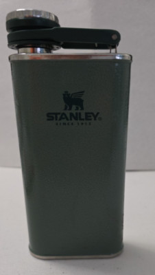 Stanley Flask 8oz  Spirits Hip Pocket Hammertone Green Classic Screw Top Cap