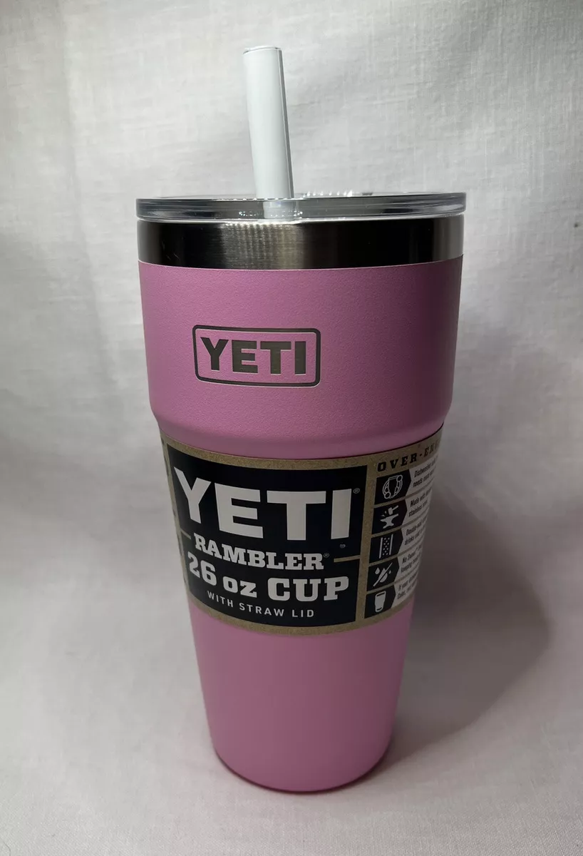 YETI® Power Pink 26oz Straw Water Bottle