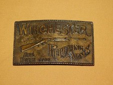 VINTAGE WINCHESTER REPEATING ARMS NEW HAVEN CONN BELT BUCKLE
