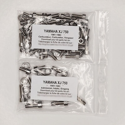 Yamaha XJ 750 SECA MAXIM 1981-1983 Carburetor Allen Screw Set no.1 XJ750
