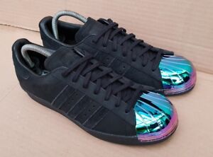 Adidas Superstar 80 S Black Rainbow Metal Toe Trainers Size 5 Uk Excellent Con Ebay