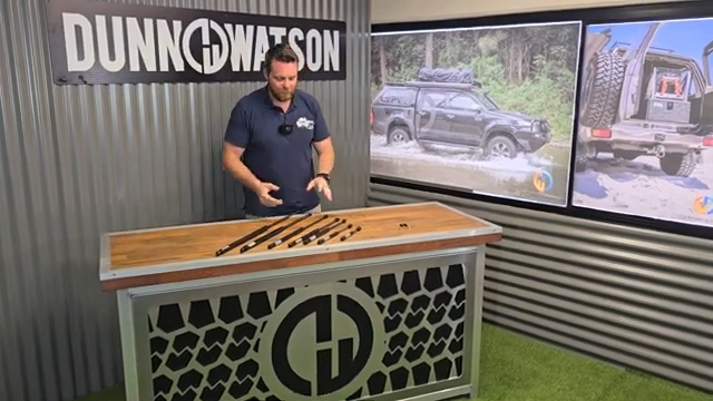 Gas Strut 700mm-900n X2 (10mm Shaft) Caravans, Camper Trailers - Foto 4