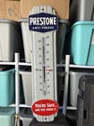 Vintage Prestone Anti Freeze Porcelain Thermometer - Missing Glass Thermometer