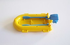 PLAYMOBIL (Z524) MER - Bateau Pneumatique Jaune Vintage