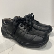 Vtg Skechers Comfort Shoes Black Leather 90s Y2K Men s 8 Women s 10