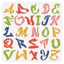 BENECREAT Graffiti Letters Stencil 12x12", Street