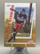 Gustavo Bou New England Revolution 2021 Topps Chrome Gold /50 Big City Strikers