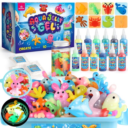 Magic Gel Water Elf Toy Kit, Aqua Fairy Water Gel Kit for Kids with ...