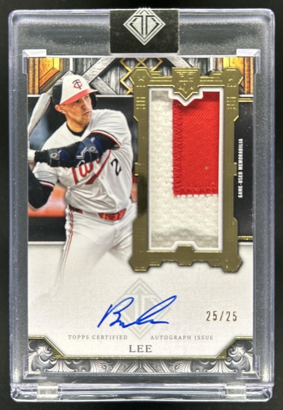 2025 Topps Transcendent Brooks Lee Rookie Showcase Patch Auto Autograph #/25