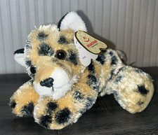 Aurora Leopard Cheetah Streak Plush Spots Flopsy Stuffed Animal 8  St. Louis Zoo