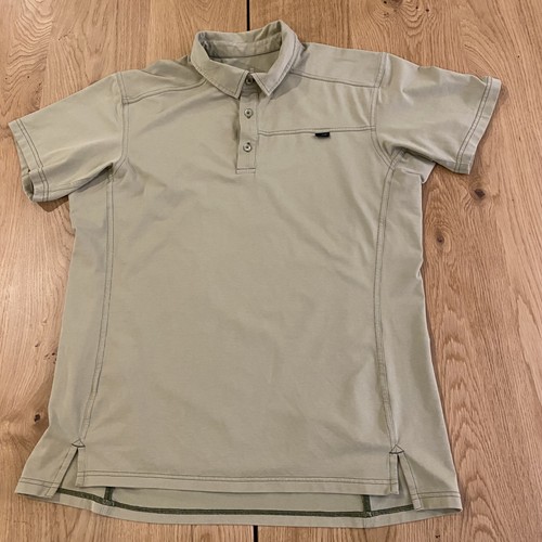 Arc'teryx, Arcteryx Captive SS Polo Shirt Size Men’s Medium Golden Wheat Color