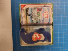 Ty Beanie Baby Peanut Royal Blue Elephant McDonald's Legends 2000 Teenie Toy