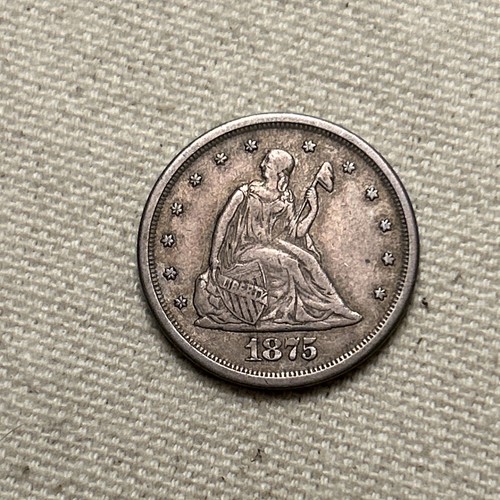 1875-S Twenty Cent Piece 20c XF #JM-A