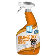 Oxy Clean Pet Stain and Odor Eliminator Remover for Cats and Dogs 32 Oz