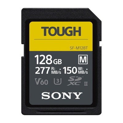 Sony 128GB SF-M Tough Series UHS-II SDXC Memory Card