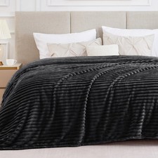 BEDELITE King Size Blanket for Bed, 300GSM Soft Warm Fleece Blanket, Decorat...