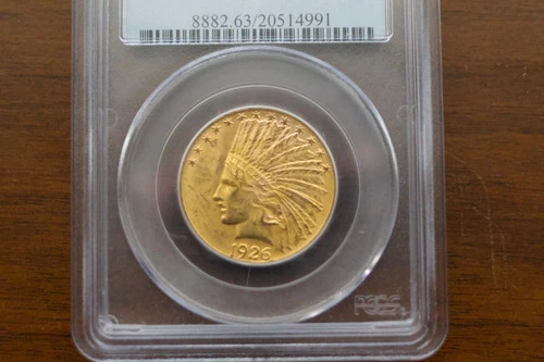 1926 $10 Indian Head Gold Eagle – PCGS MS63 – High Luster, Sharp Strike, Beautif