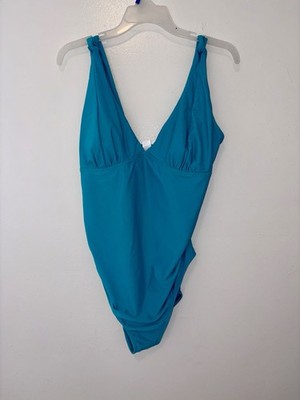Old Navy Maternity Turquoise One Piece Swimsuit NEW! S Small