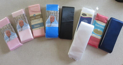 Wrights Satin Blanket Binding-4 3/4 Yards Each-100% Polyester Choose a Color!