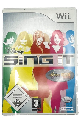 Disney Sing it Nintendo Wii Spiel mit Hülle   vollständig   voll funktionsfähig