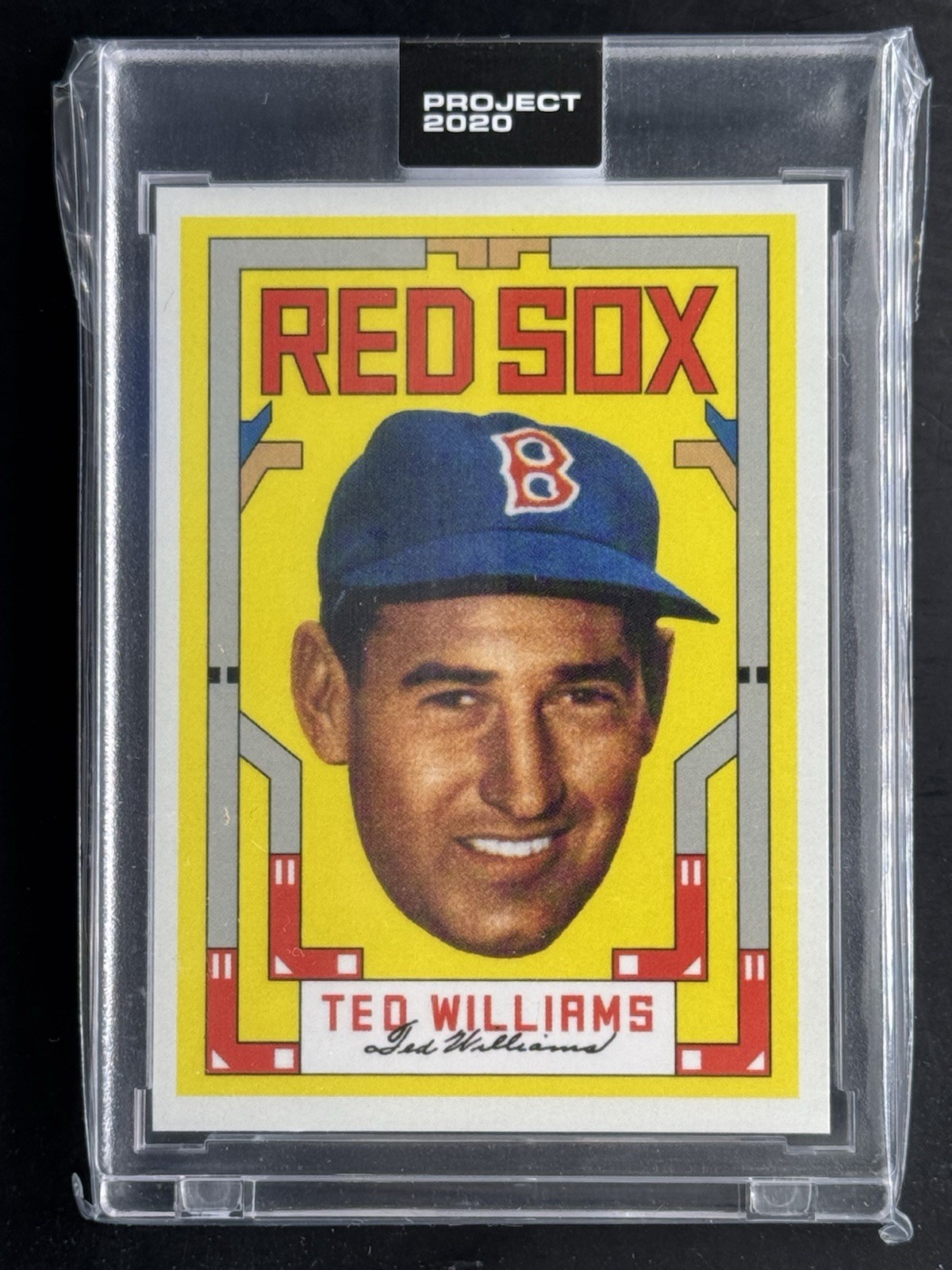 Ted Williams Topps Project 2020 Card #172 by Grotesk Print Run of 3484 Red Sox