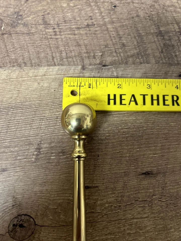 Vintage LAMP FINIAL TOPPER Solid brass finish - Image 3 of 4
