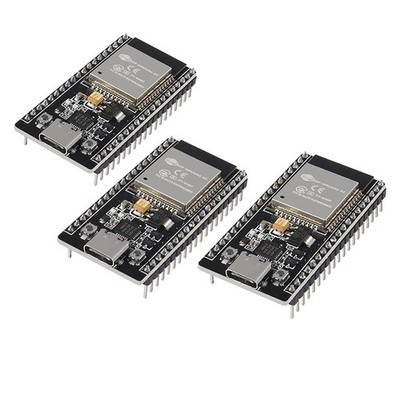 HiLetgo 3pcs ESP32 ESP-32D ESP-32 CP2012 USB C 38 Pin WiFi+Bluetooth Dual... 