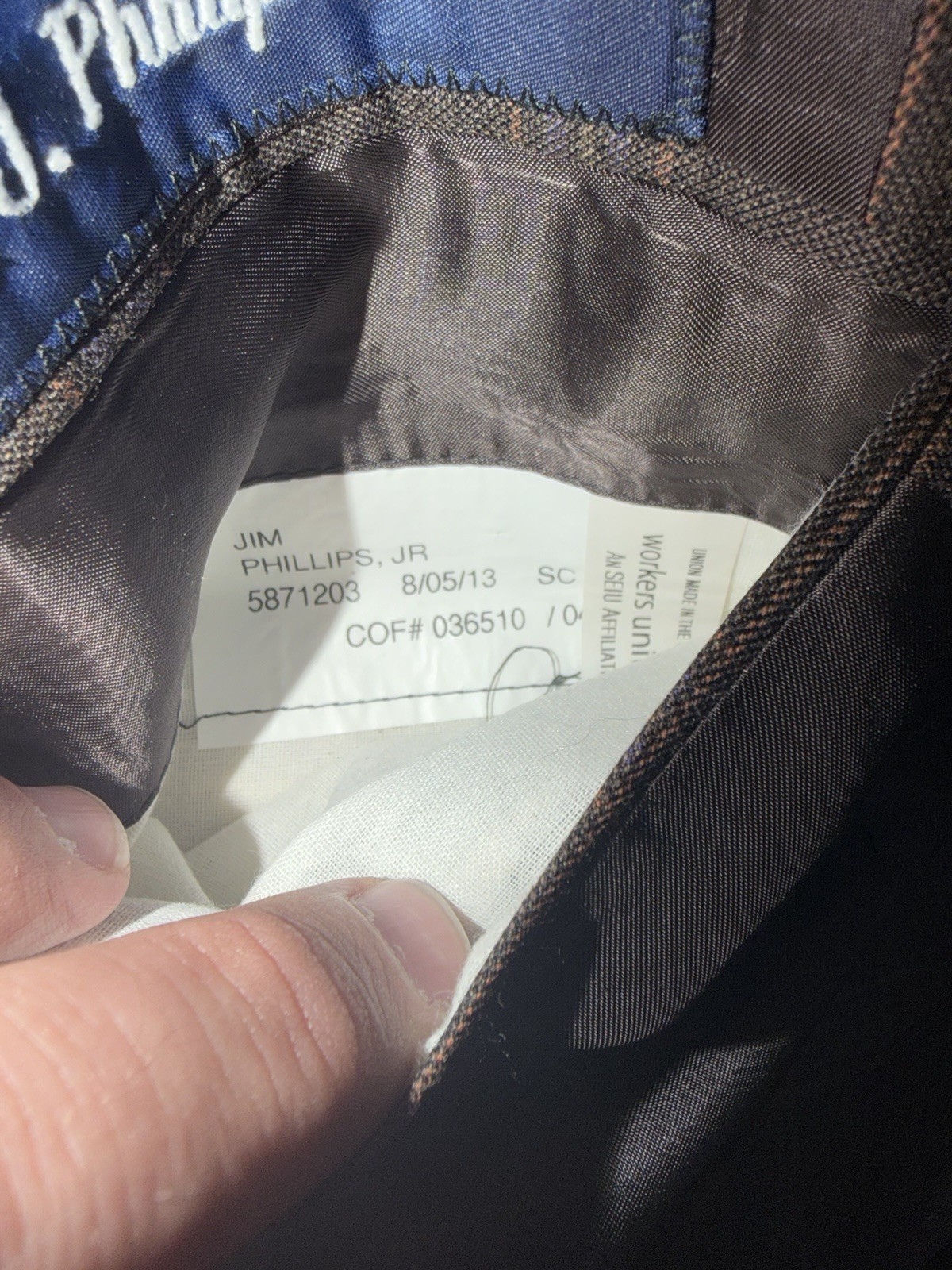 BESPOKE TOM JAMES EXECUTIVE COLLECTION BROWN WIND… - image 8