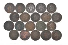 Lot 20 1800's 1890-1899 Indian Head Penny Cents US Coin Collection 2/5 Roll *908